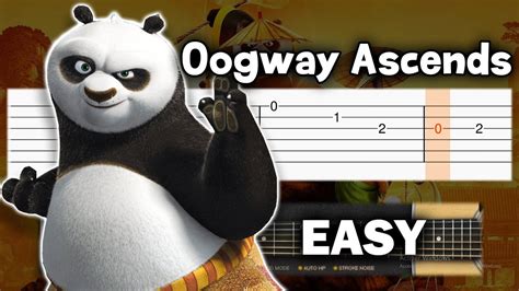 Kung Fu Panda Oogway Ascends Guitar Tutorial Tab Youtube