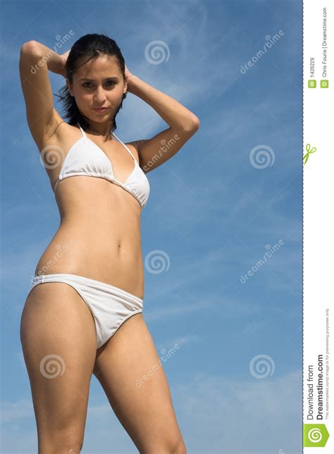 het sexy meisje van de bikini royalty vrije stock