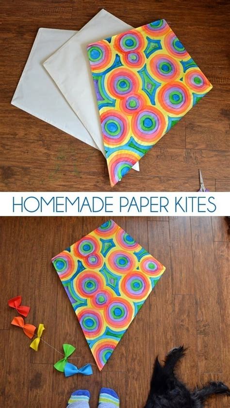 diy paper kites simple diamond kite dream   bigger