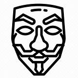 Mask Anonymous Icon Fawkes Hacker Guy Iconfinder Change Colors sketch template