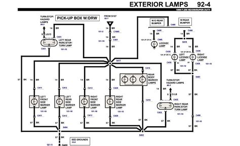 ford  tail light wiring diagram