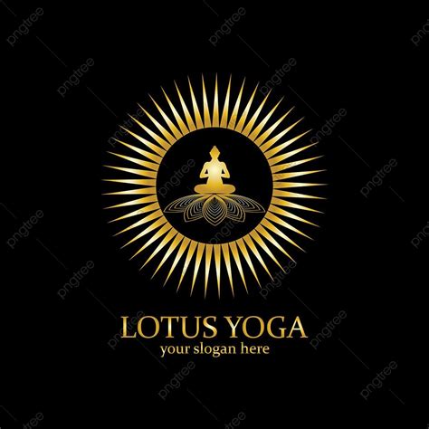 yoga logo design vector hd images yoga logo design stock vector floral symbol png image