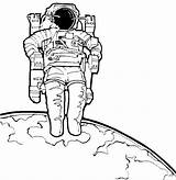 Astronaut Ruimtevaart Astronauten Kleurplaten Astronauta Kleurplaat Mewarnai Maakt Astronot Svemir Kolorowanki Ruimte Kolorowanka Bojanke Ausmalbild Kapal Terbang Astronauti Luar Bojanka sketch template
