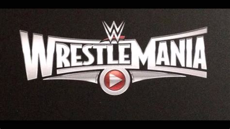 wwe official wrestlemania  logo revealed youtube