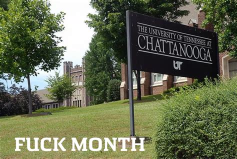 Utc To Hold “fuck Month” In April Chattanooga Bystander