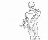 Freeze Enemy Batmans Popular sketch template