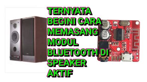 tambah bluetooth  speaker aktif terbaru