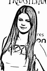 Selena Gomez Pages Coloring Print Quintanilla Give Looking Will Printable Template sketch template