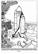 Space Shuttle Coloring Launching Malvorlage Abschuss Ausdrucken Zum Ausmalbilder Printable Edupics Große Abbildung Herunterladen sketch template