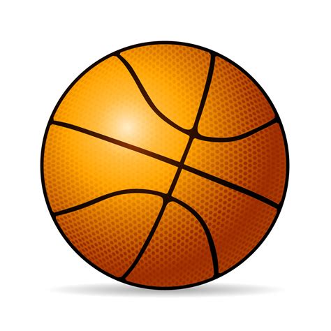 cartoon basketball ball clipart