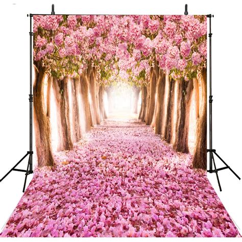 pink flower photography backdrops vinyl backdrop  photography foto achtergrond floral wedding