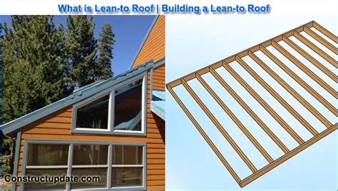 lean  roof   construction  lean  roof