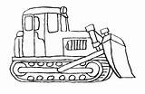 Bulldozer Dozer Vehicles sketch template