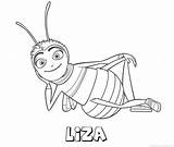 Liza Bee Naam Kleurplaten sketch template