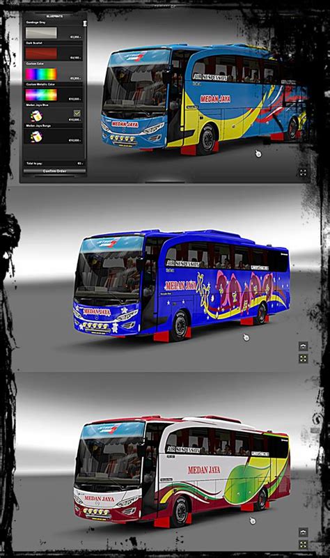 kumpulan skin livery bus ets part  mod ets indonesia