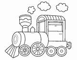Locomotive Steam Coloring Coloringcrew sketch template