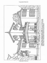 Coloring Pages Victorian Houses House Book Colouring Adult Books History Dover Stress Color Printablecolouringpages Choose Board sketch template