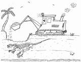 Coloring Pages Stanley Equipment Robin Great Dinosaur Digs Shovel Steam sketch template