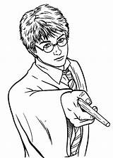 Harry Potter Coloring Pages Kids Printable Colouring Book sketch template