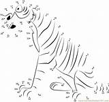 Tiger Dot Dots Connect Khan Shere Coloring Worksheet Jungle Book Kids Pages Template Printable Pdf Mowgli sketch template