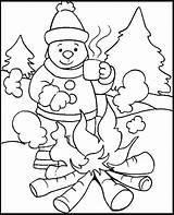 Pages Coloring Winter Time Season Colouring Color Seasons Getcolorings Getdrawings sketch template