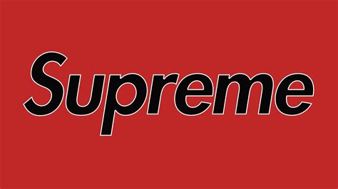 supreme logo supreme symbol meaning history  evolution