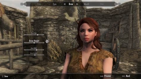 skyrim special edition female character creation 01 xbox one mods youtube