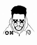 Weeknd Drawing Coloring Xo Sketch Pages Abel Drawings Music Paintings Tumblr Dope Hop Hip Lineart Wireless Makkonen Wiz Dose Madness sketch template