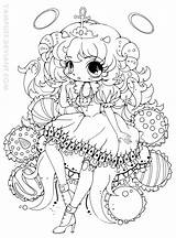 Coloring Chibi Pages Yampuff Deviantart Girl Fille Unicorn Girls Petite Cool Kawaii Colouring Color Drawings Lineart Blank Colorful Visit Choose sketch template