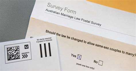 60 return australian marriage equality postal survey