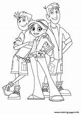 Kratts Coloring Pages Wild Printable Book Color sketch template