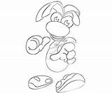 Rayman Coloring Pages Legends Xbox Controller Printable Getcolorings Colouring Rabbids Raving Related Coloringhome Getdrawings Popular sketch template