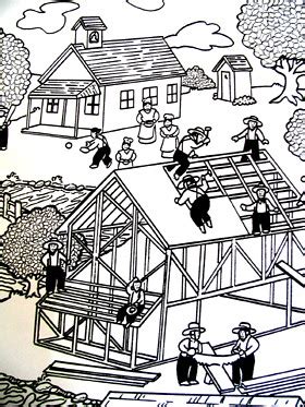 amish cp detail  detail   amish coloring poster   flickr