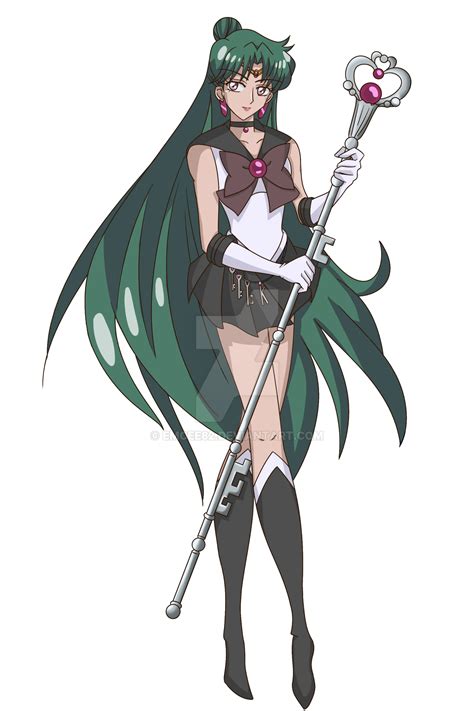 sailor pluto sailor moon crystal style by emcee82 on deviantart