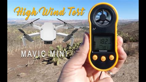 mavic mini wind test real test  high winds  lost  youtube