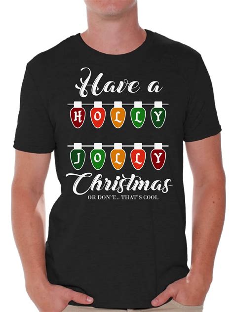 Awkward Styles Ugly Christmas Shirts For Men Xmas Holly Jolly Christmas