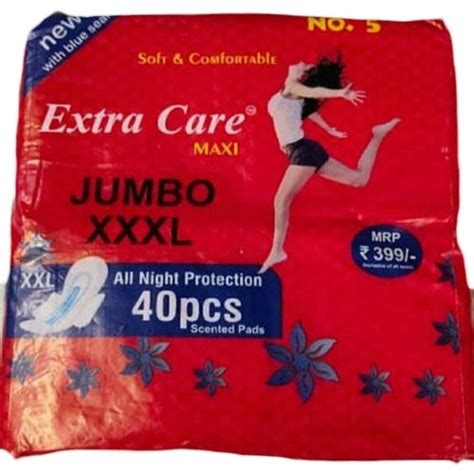 extra care maxi jumbo sanitary pad period pads सैनिटरी पैड सेनेटरी