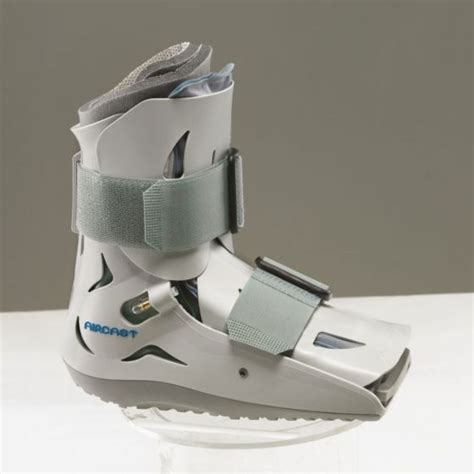 aircast sp walker short pneumatic grayline medical
