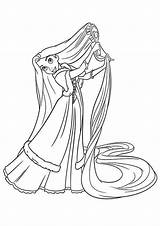 Rapunzel Reponse Tangled Raiponce Princesse Beau Walt Tulamama Comb Animados sketch template