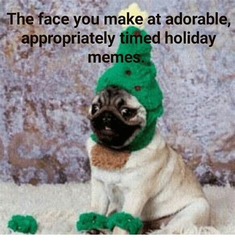 The Face You Make At Adorable Appropriately Timed Holiday