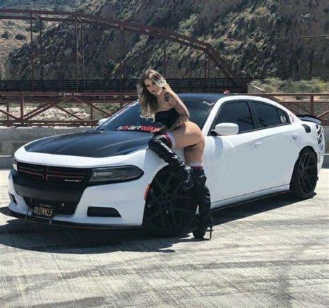 Dodge Charger Car Girls Woman In Car Mopar Girl