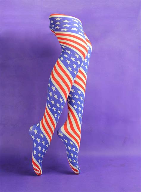 3d custom patterned flag digital printed tights women sublimation