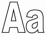 Capital Lowercase Alphabet Lower sketch template