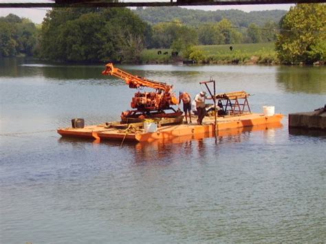 surgoinsville tn t d o t core drilling for new bridge across
