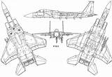Douglas Mcdonnell 15c F15c Fighter Blueprints чертеж Jetstar Lockheed Drawingdatabase Boeing sketch template