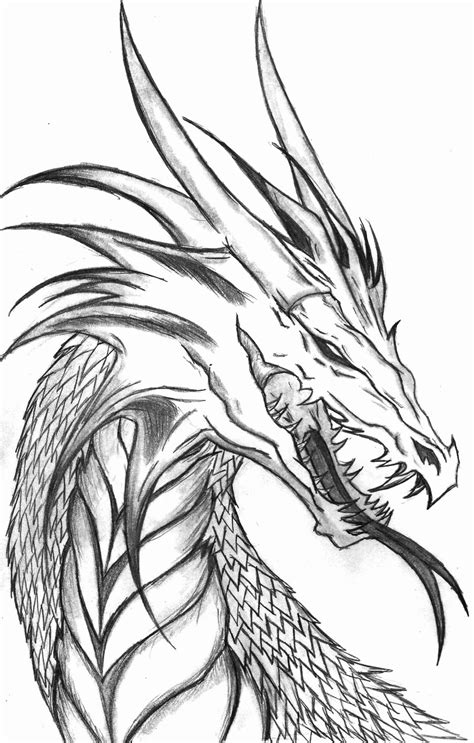 evil dragon drawing creative art drawing skill