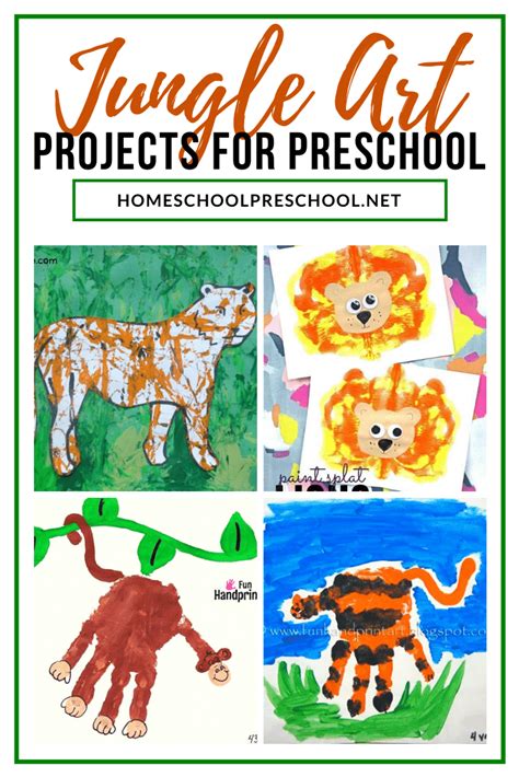 awesome jungle art projects  preschoolers