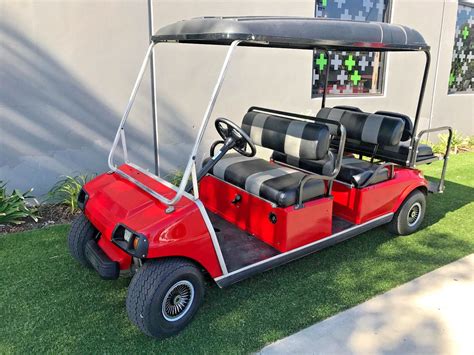 custom upholstery  club car  passenger limo  golf cart  sale