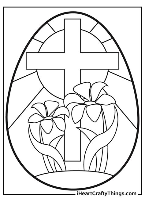 religious easter coloring printable coloring pages