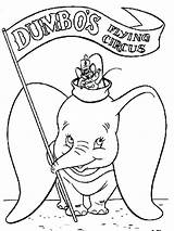 Dumbo Circus Printable sketch template